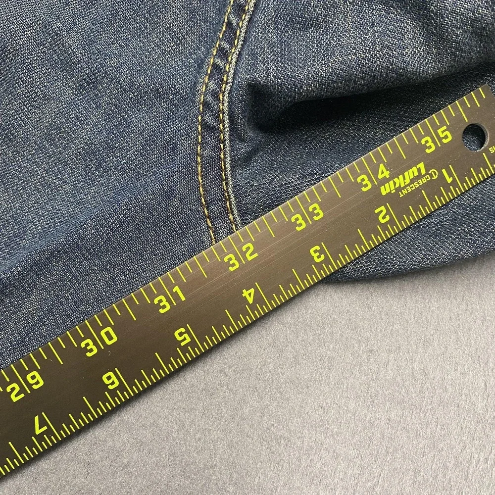 Bullhead Denim Co. Jeans Mens 34x32 Blue Slim Straight Denim Medium Wash‎ Pants